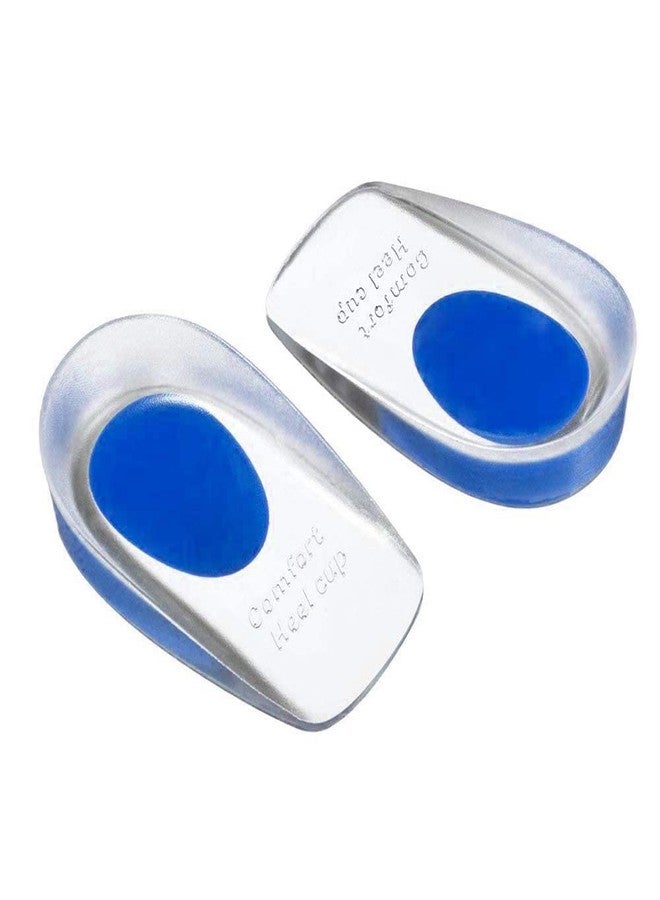 FEWORLD Silicone Heel Cups and PU Gel Heel Protectors for Heel Care for Foot Pain Relief, Heel Pads, Plantar Fasciitis Inserts, 1 Pair. - Image 4