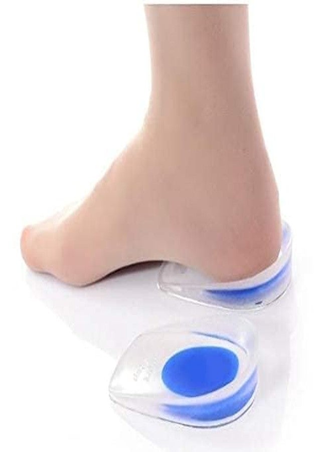 FEWORLD Silicone Heel Cups and PU Gel Heel Protectors for Heel Care for Foot Pain Relief, Heel Pads, Plantar Fasciitis Inserts, 1 Pair. - Image 5