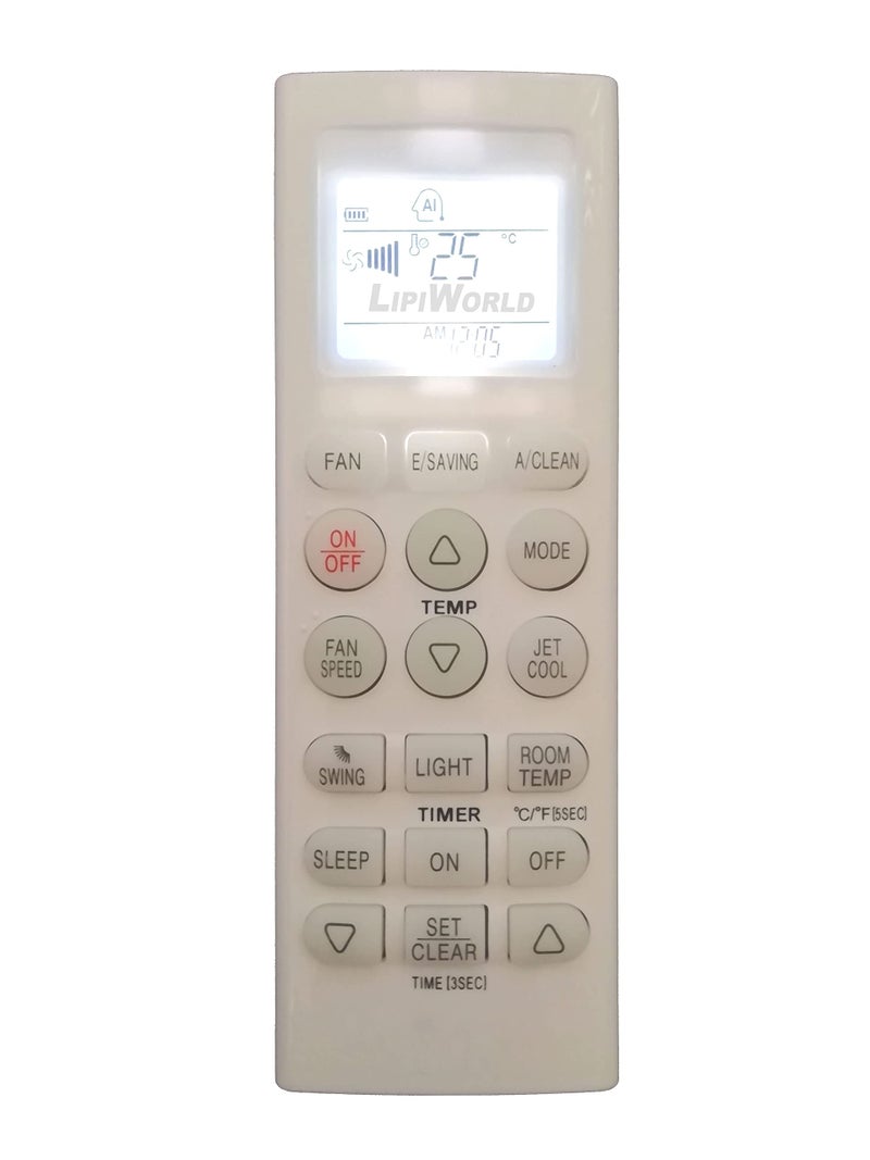 LipiWorld® 36 AC Remote Control with Display Light (Old Remote Exactly Same Remote Will Only Work) Compatible for LG AC Remote with Backlight - Image 1