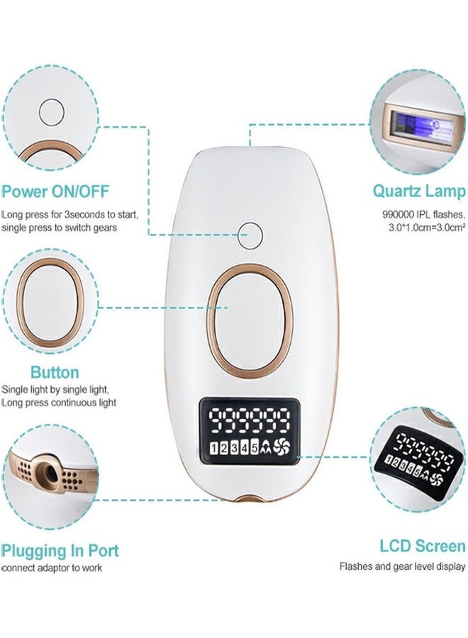 Loquat Laser Hair Removal Device for Women,Painless Permanent Full Body Facial Upper Lip Bikini Line Armpits Legs Arms Face Lazer Safeu0026Long-Lasting - Image 5