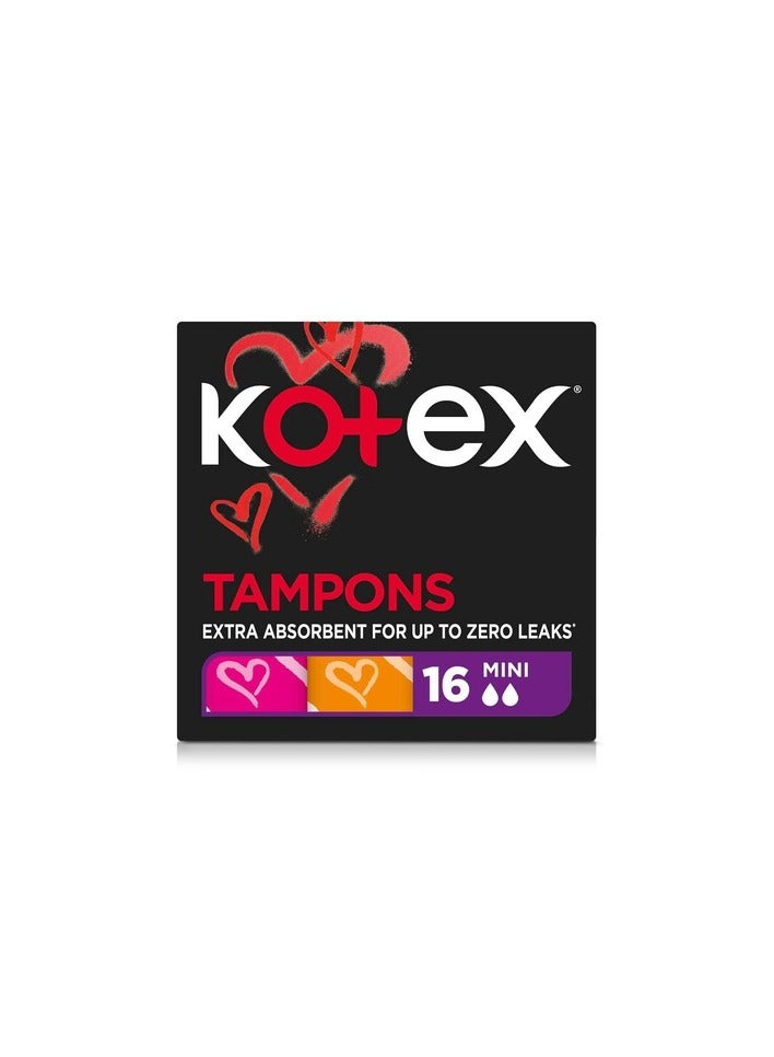 كوتكس سدادات قطنية كوتكس ميني 16 قطعة (Kc311)