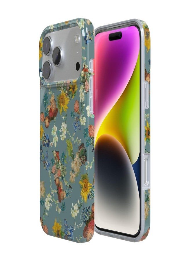 Casely جراب Casely لهاتف iPhone 17 Pro | أزهار فنسنت | متحف فان جوخ | متوافق مع MagSafe | تصميم كلاسيكي فائق النحافة - Image 2