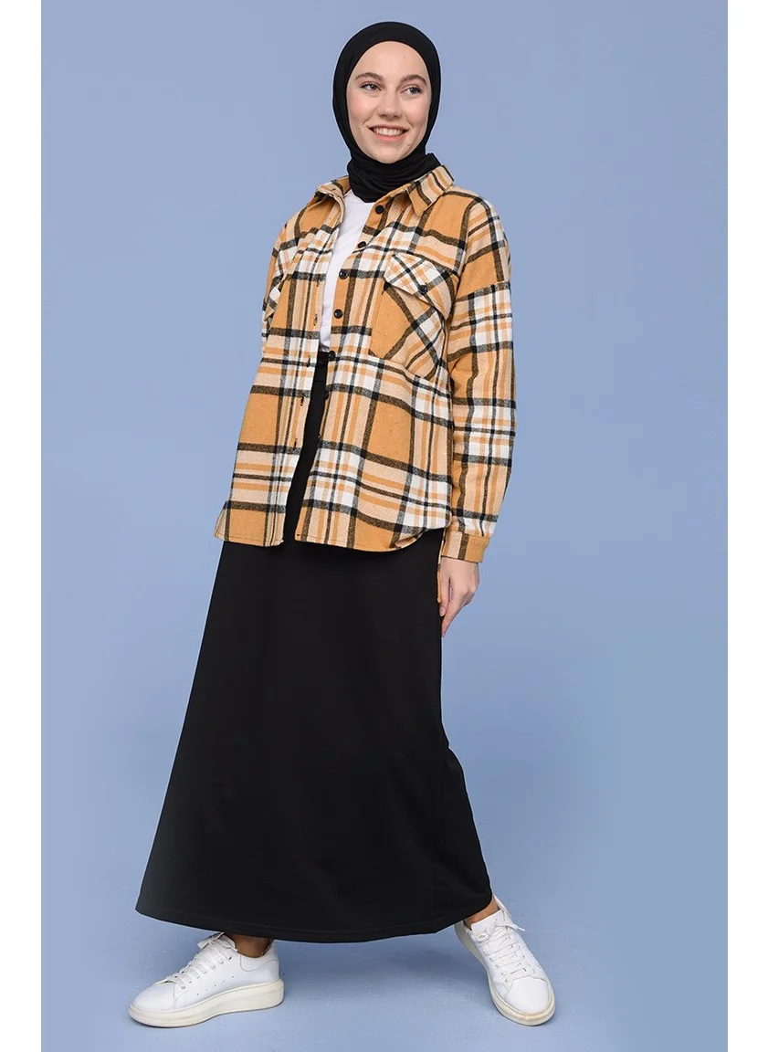 Sefa Merve Pocket Sports Skirt 0152-02 Black