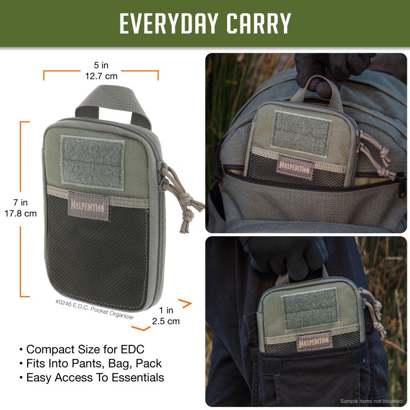Maxpedition E.D.C. Pocket Organizer (Foliage Green) - Image 2