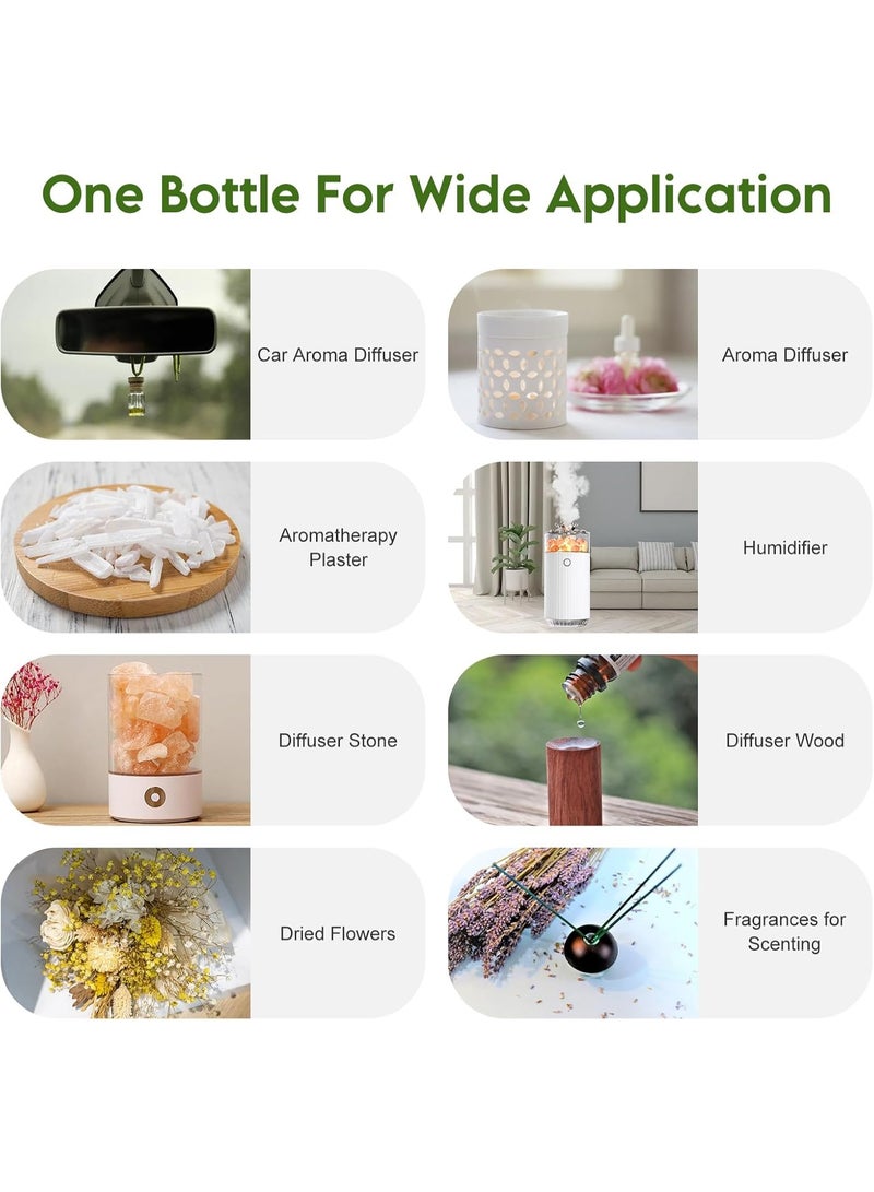 Essential Oils, Water Soluble Essential Oils Set for Humidifier, Diffusers and Home Premium Aromatherapy Oil Gift 6x10ML For Humidifier Oil Fragrance Diffuser Home Fragrance Refill Oils Gift Set - Image 4