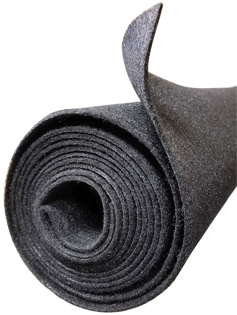 Generic Polymat 45 FT x 3.75FT Wide Charcoal Speaker Box 45ft Backed Carpet Truck Car Trunk Liner, Dash Cover, Interior Headliner Carpet  - Image 2