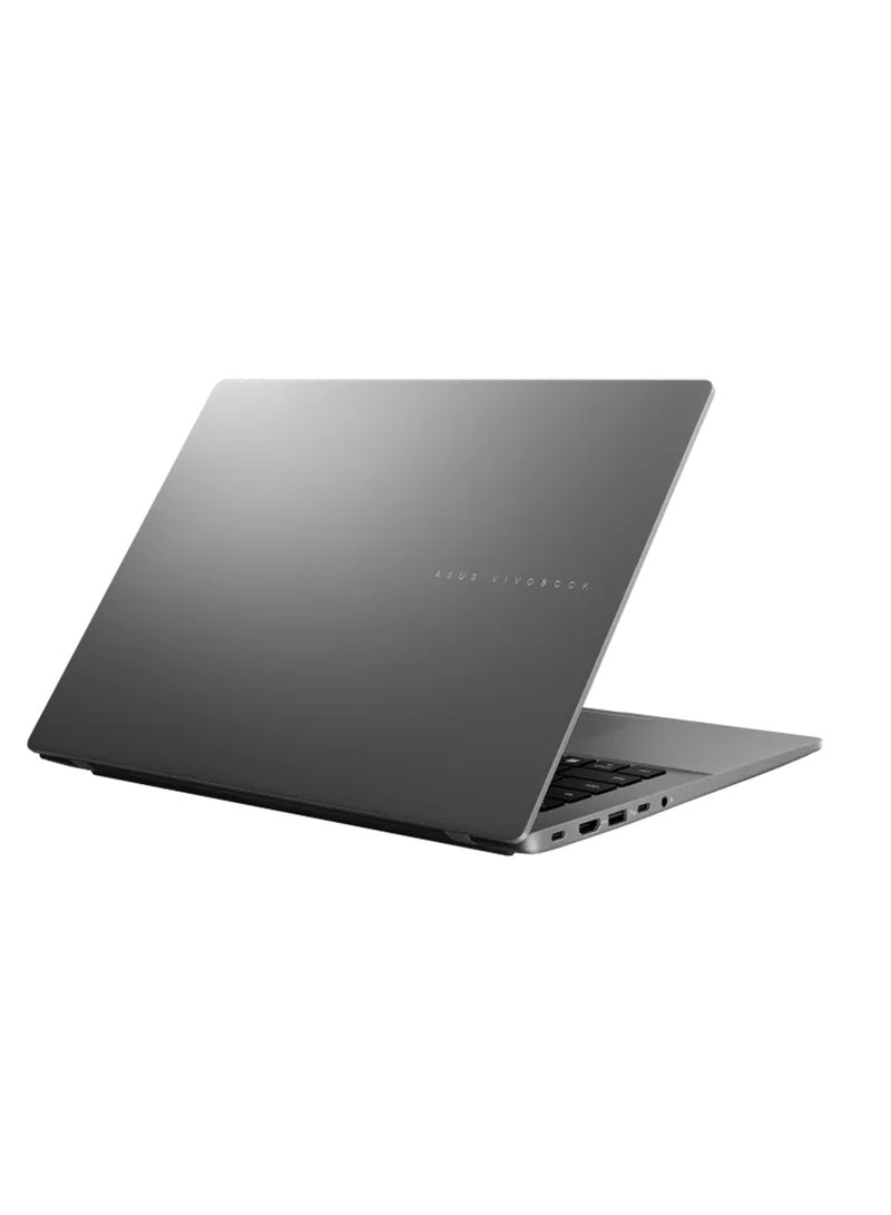 أسوس لابتوب Vivobook S14 بشاشة WUXGA مقاس 14 بوصة (1920x1200)، معالج Core 5 210H/ذاكرة وصول عشوائي DDR5 سعة 16 جيجابايت/قرص صلب SSD سعة 512 جيجابايت/نظام تشغيل Windows 11 Home/بطاقة رسومات Intel UHD/ الإنجليزية/العربية - Image 4