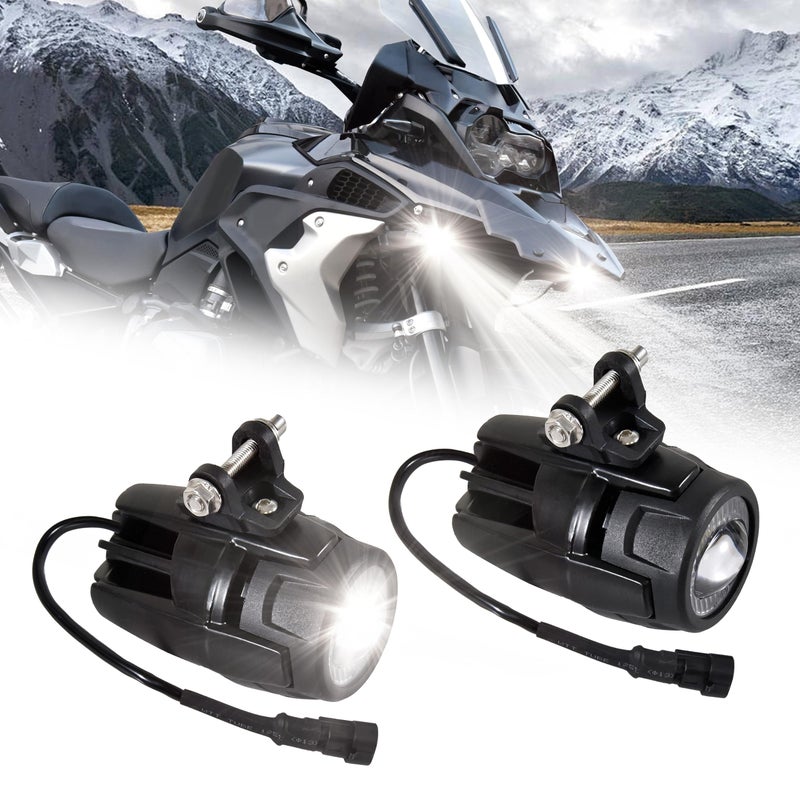 VEISUTOR LED Fog Lights Kit for R 1250 GS 1424 Motorcycle LED Auxiliary Light Bar with Brackets for BMW R1250GS 20142024 Accessories