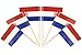 QQSD Netherlands Toothpick Flag Holland Small Mini Cupcake Topper Flags100 pcs - Image 3