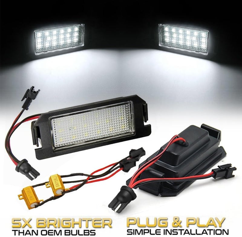 QASULER 2Pcs LED License Plate Light - Image 2