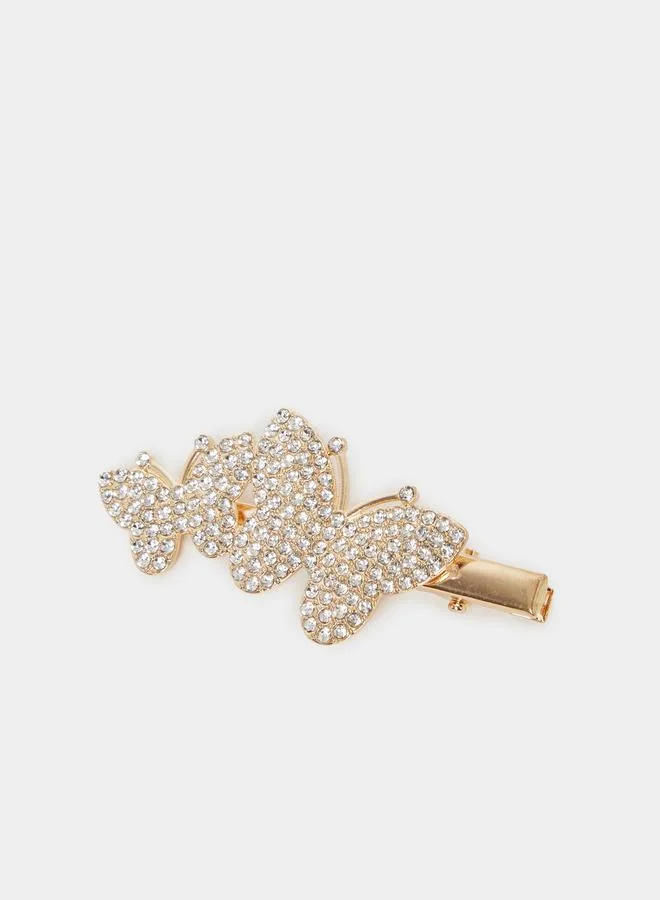 ستايلي مشبك شعر مزين