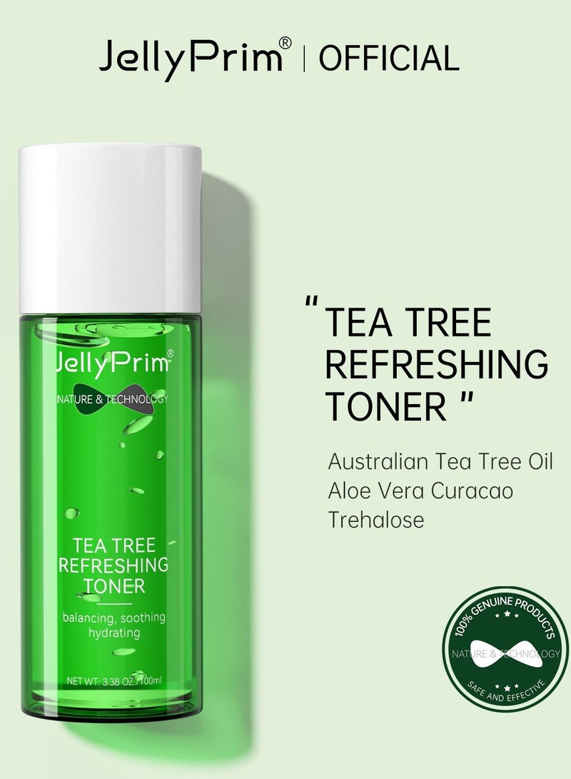 JellyPrim Fades Acne Marks And Brightens Skin Tone Tea Tree Toner 100ml - Image 3