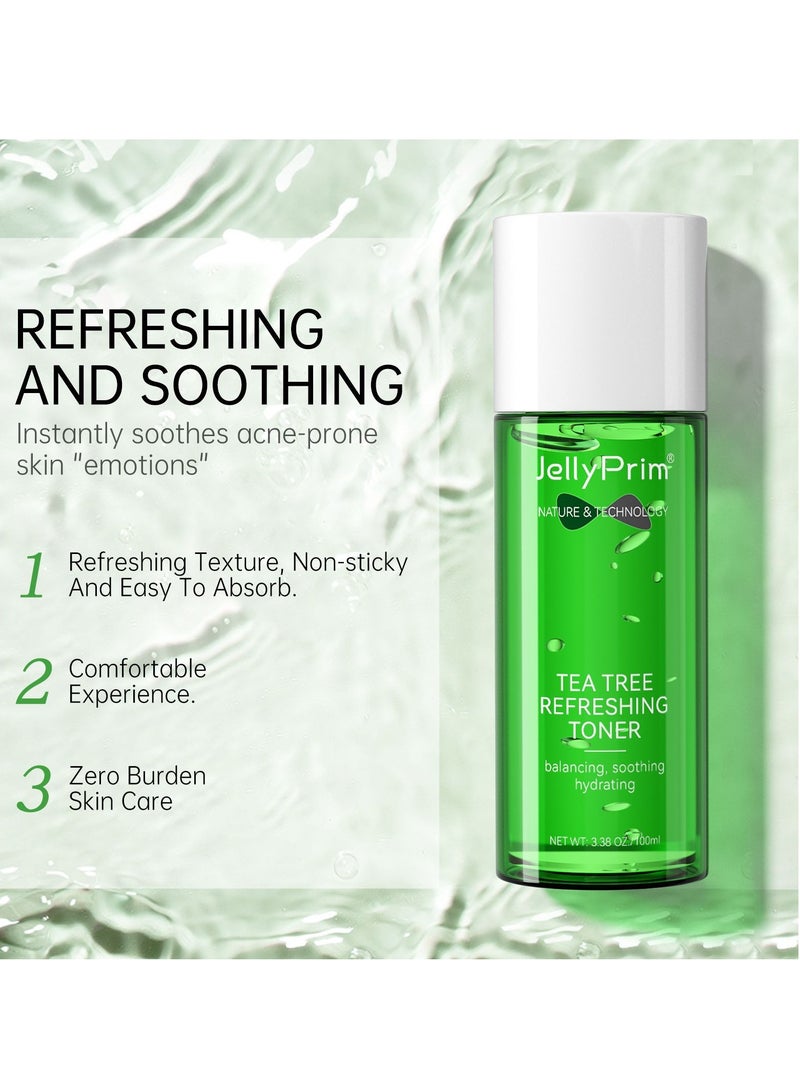 JellyPrim Fades Acne Marks And Brightens Skin Tone Tea Tree Toner 100ml - Image 4