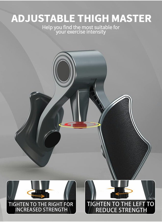 GROIC - Thigh Master,Inner Thigh Exercise Equipment,Adjustable Strength Thigh Exerciser,Thigh Master Muscle Fitness Equipment,Exercise Arms,Buttocks,Thigh,Pelvic Floor Strengthening Device - Image 1