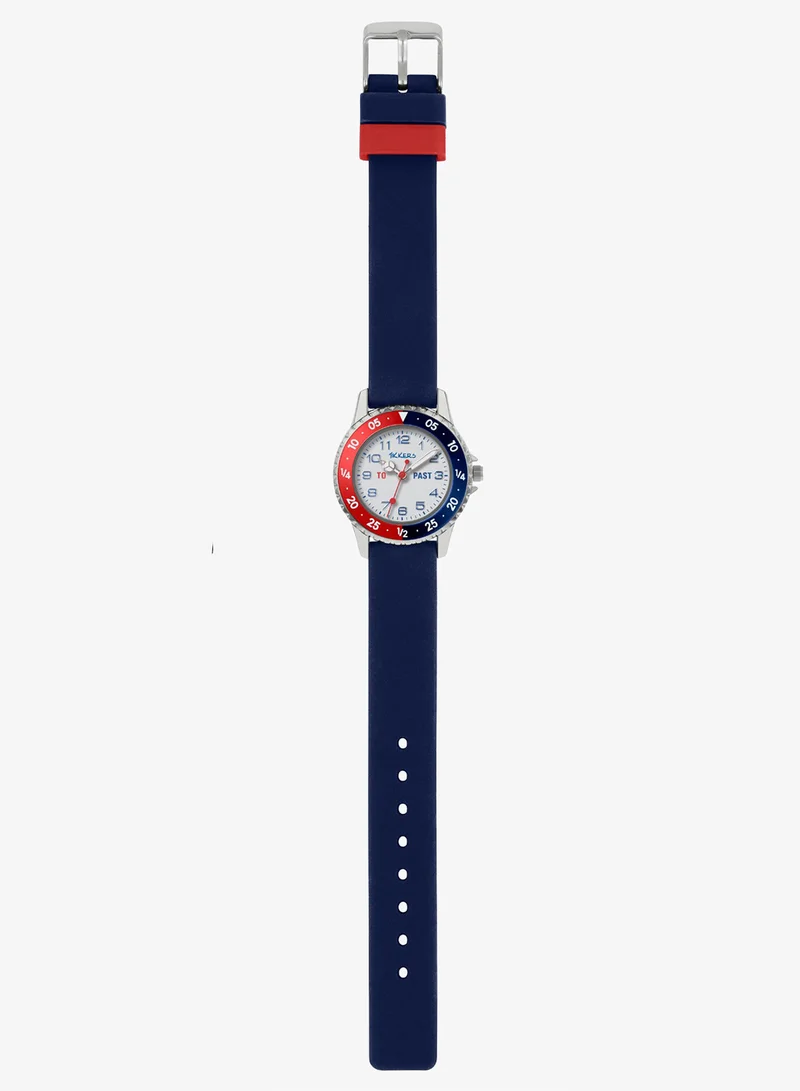 Tikkers  Tikkers Boys Navy Silicone Strap Time Teacher Watch - ATK1040 for Men | Best Price UAE