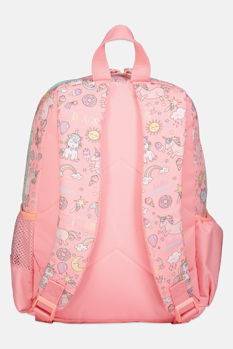 Joe Boxer Kids Girl Graphic Print Backpack, Multicolor - Image 2