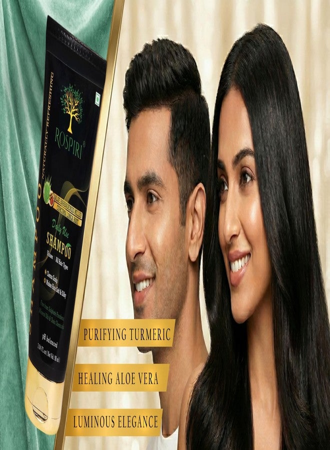 ROSPIRI Shampoo, Anti Hair Loss, Anti Dandruff, Natural Daily Safe Use, Unisex - Image 2