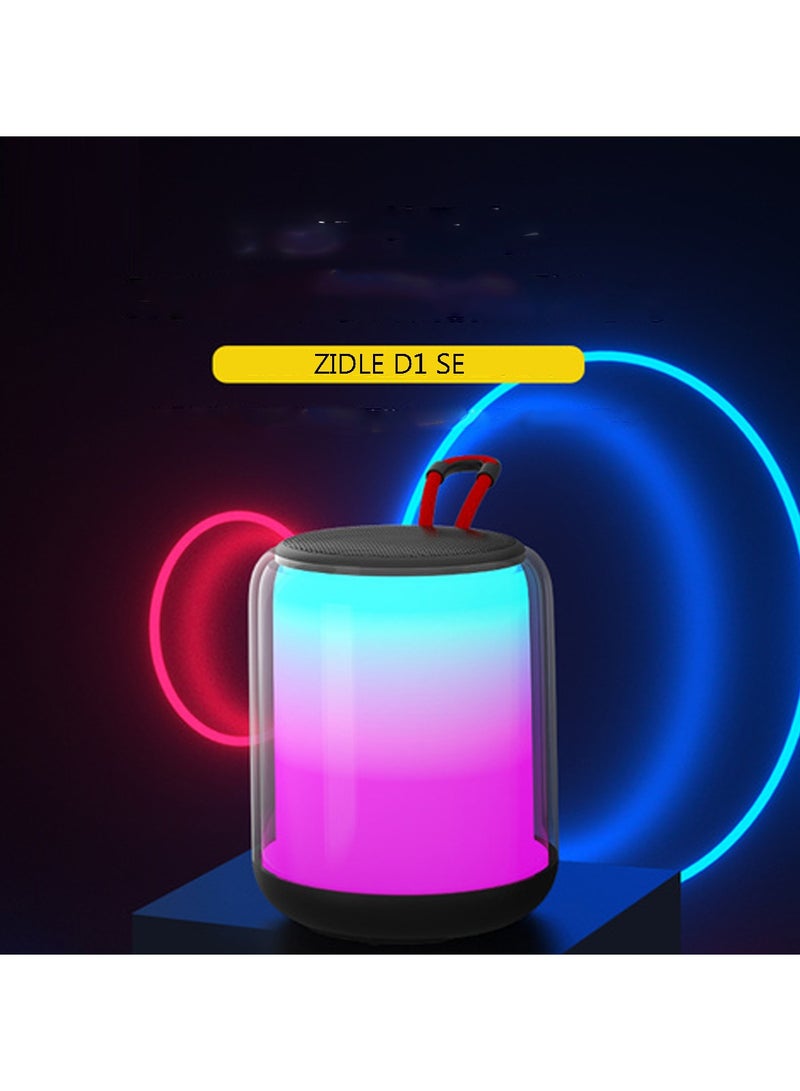 ZIDLI D1 SE Portable Wireless Bluetooth Speaker With Stereo Sound Quality and LED - Image 4