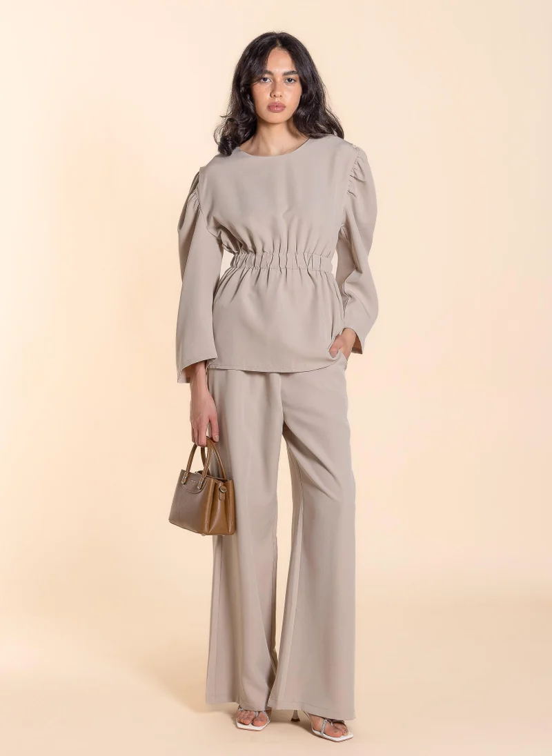 SHAPES DETAIL STRUCTURED TOP SET