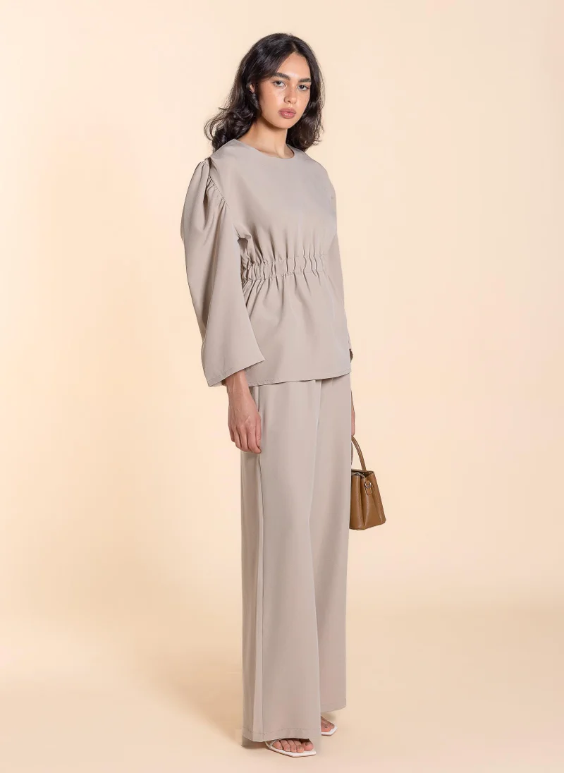 SHAPES DETAIL STRUCTURED TOP SET