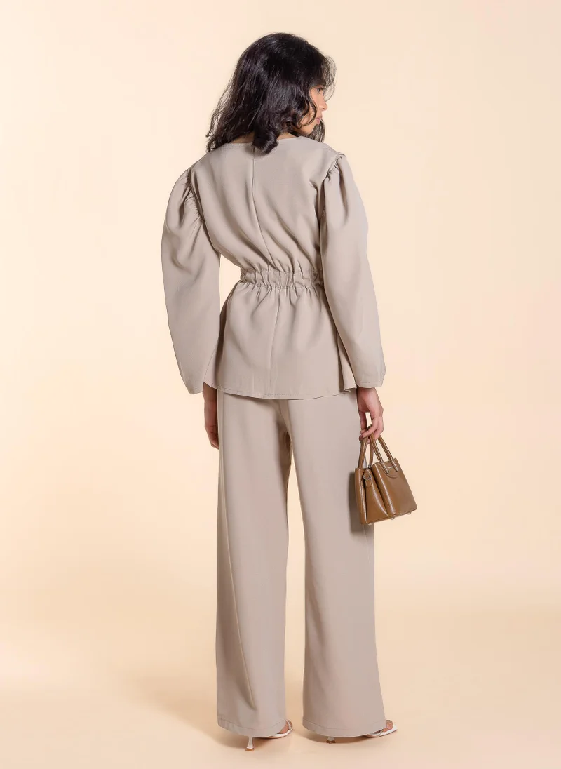 SHAPES DETAIL STRUCTURED TOP SET