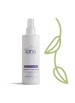 Spina Organics , AllNatural Dog LeaveIn Conditioner Detangler Spray, With Aloe Vera And Rich In Omegas, LeaveIn Moisturizing To Detangle Pet'S Coat  9 Fl Oz Made In Usa  - Image 1