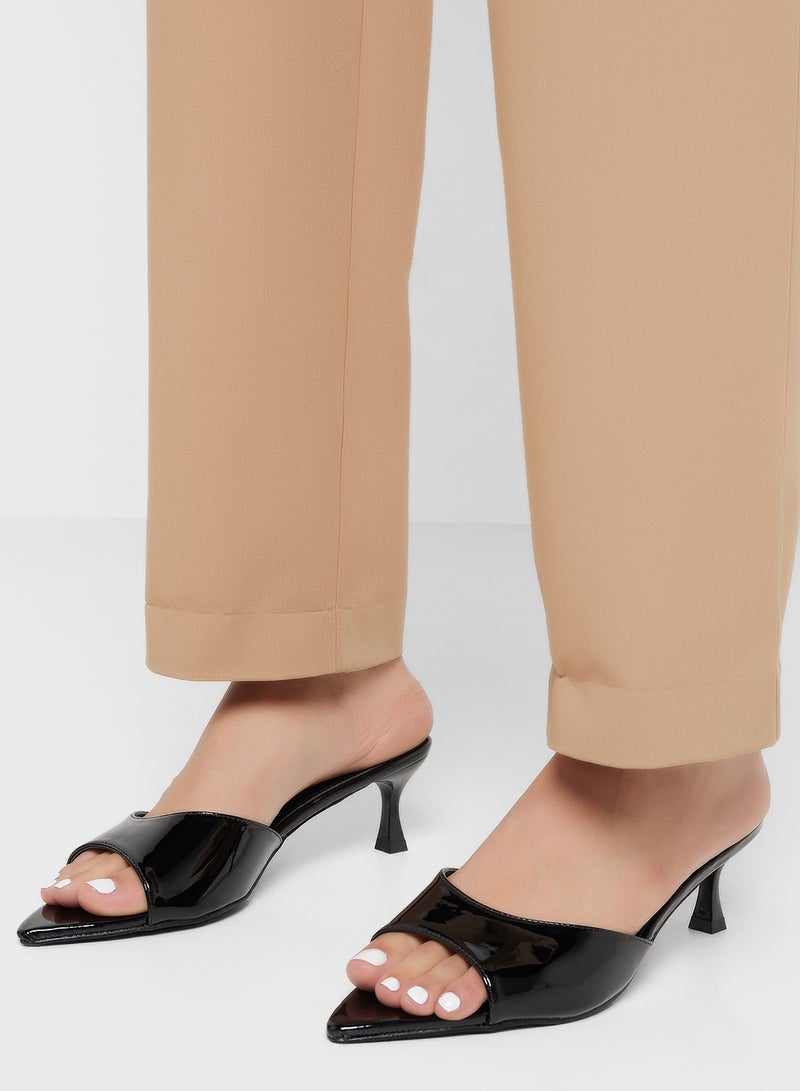 ELLA Pointed Toe Mule Heeled Sandal - Image 5