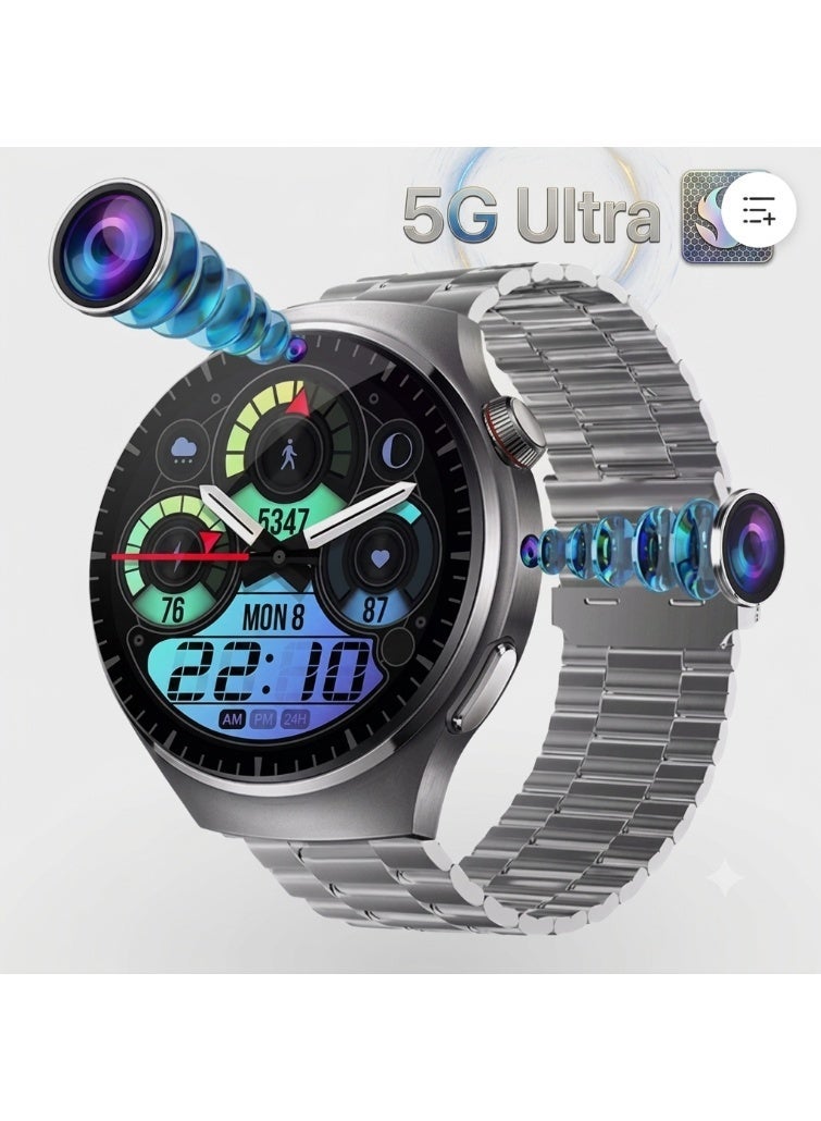 nodizz N61 high Definition Large Screen Waterproof 5G Digital Front Camera Sim Waterproof Droplet Screen Video Call Instagram Android Smart Watch, Long Battery Life for App Store & Android (Black) - Image 3