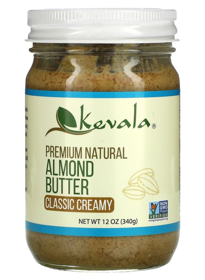 Kevala Almond Butter Classic Creamy 12 oz (340 g)