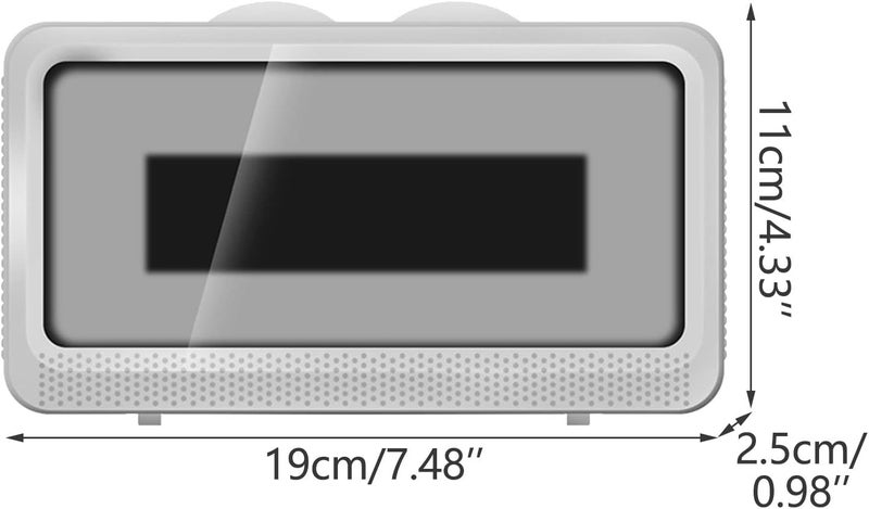 comfrt Shower Phone Holder Waterproof Wall Mounted, Bathroom Case Mount Shelf, Adhesive Touchable Phone Cradle with Glass Mirror Anti-Fog Screen for Bathtub Kitchen - Image 5