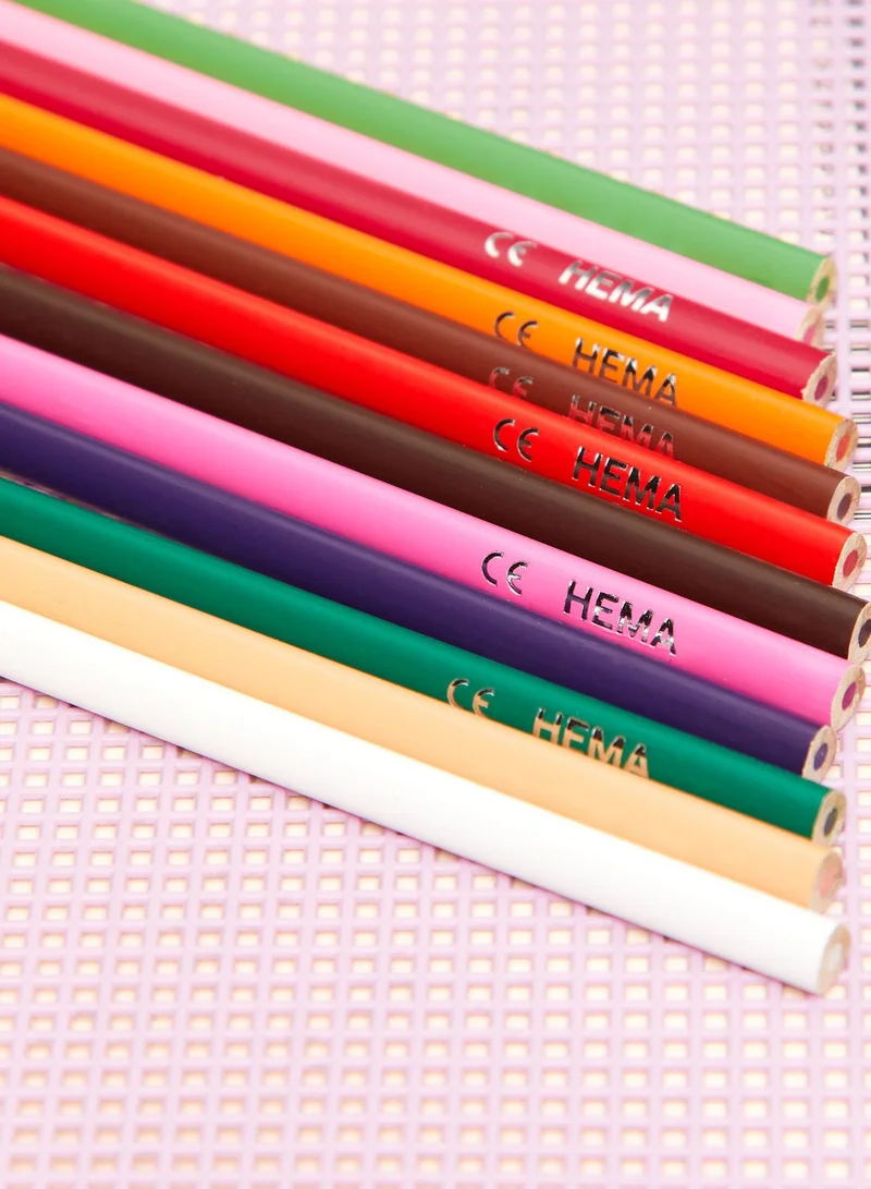 Hema 24 Triangle Colouring Pencils