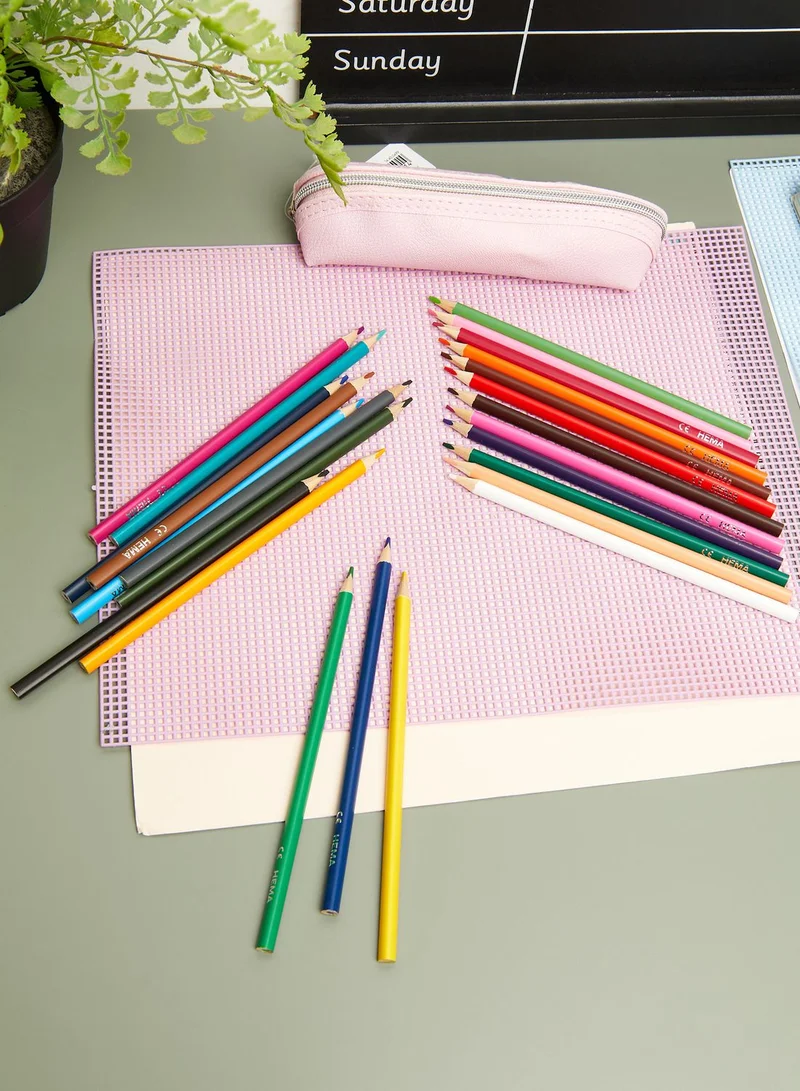 Hema 24 Triangle Colouring Pencils