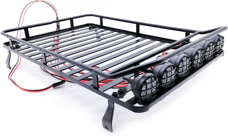 Yurefax Metal Roof Rack for 1:10 RC Rock Crawlers - Image 1