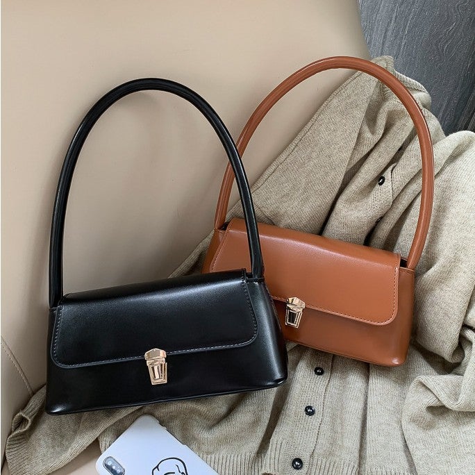 Vintage Baguette Shoulder Bag for Women - Image 1