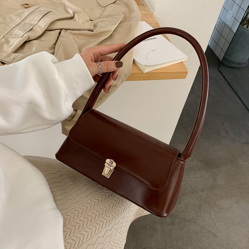 Vintage Baguette Shoulder Bag for Women - Image 2