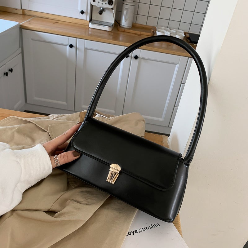 Vintage Baguette Shoulder Bag for Women - Image 3