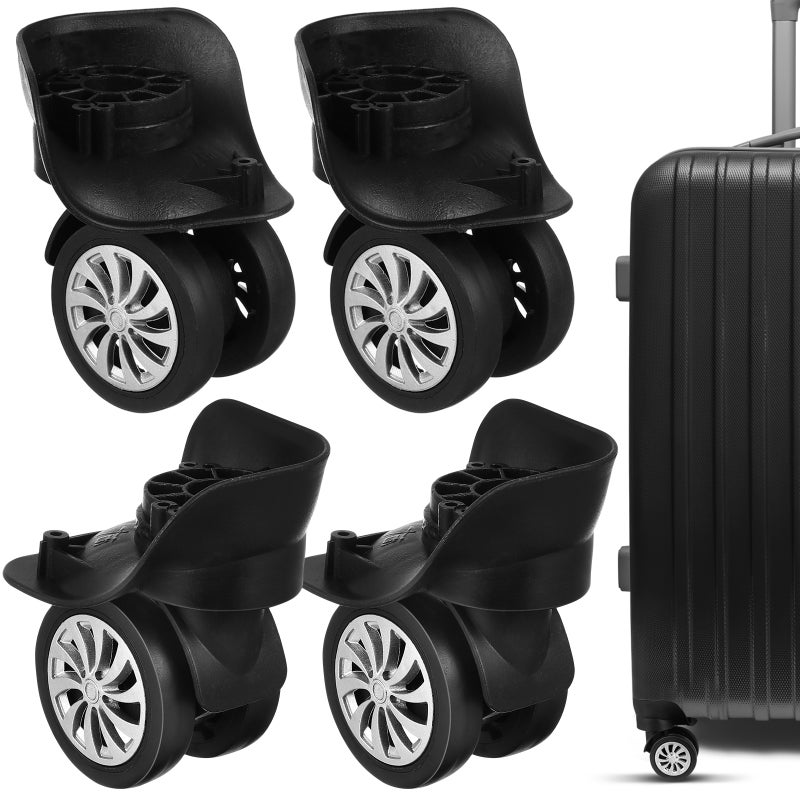 4pcs Suitcase Wheels Spare Rollers Luggage Replacement Swivel Wheels Casters - Image 5