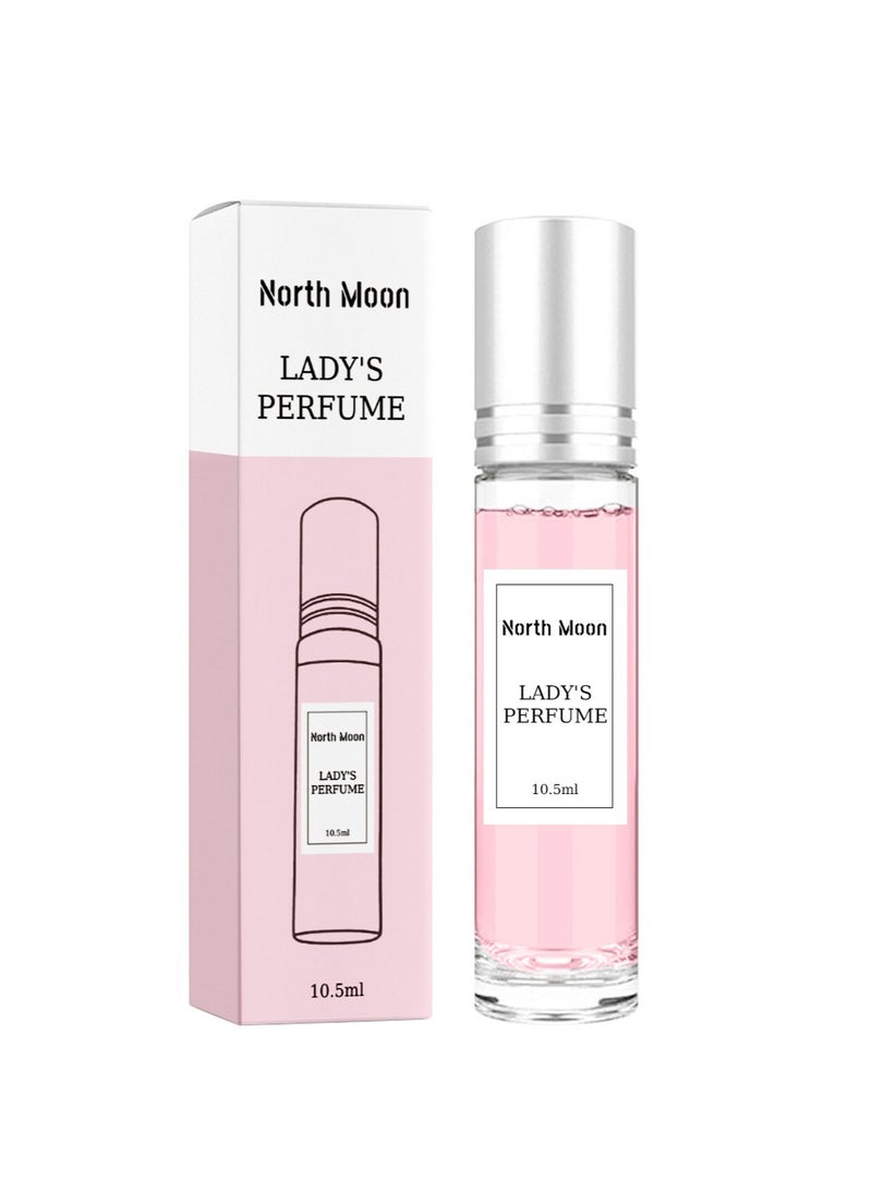 NORTH MOON women's pink hair perfume spray, removes body odor,natural and fresh, portable fragrance, refreshing and long-lasting , niche perfume for women,10.5 ml - Image 2