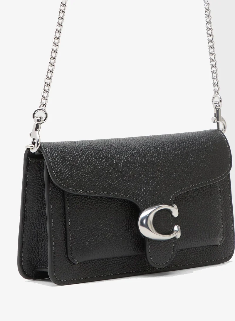 COACH  Tabby Chain Clutch 21 in Polished Pebble Leather for Women | Best Price UAE