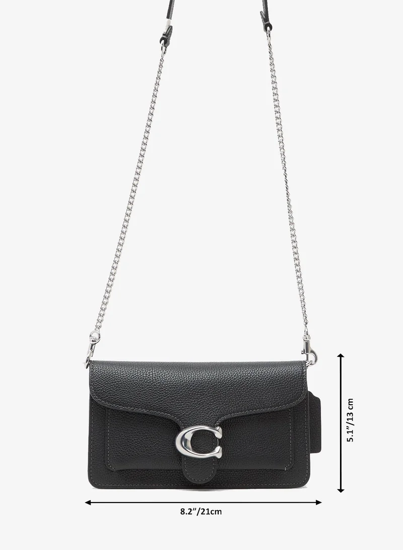 COACH  Tabby Chain Clutch 21 in Polished Pebble Leather for Women | Best Price UAE