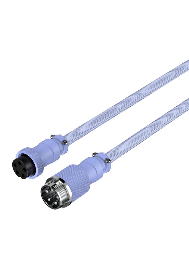 HYPERX Coiled Cable - Light Purple - 1.37m - Image 3