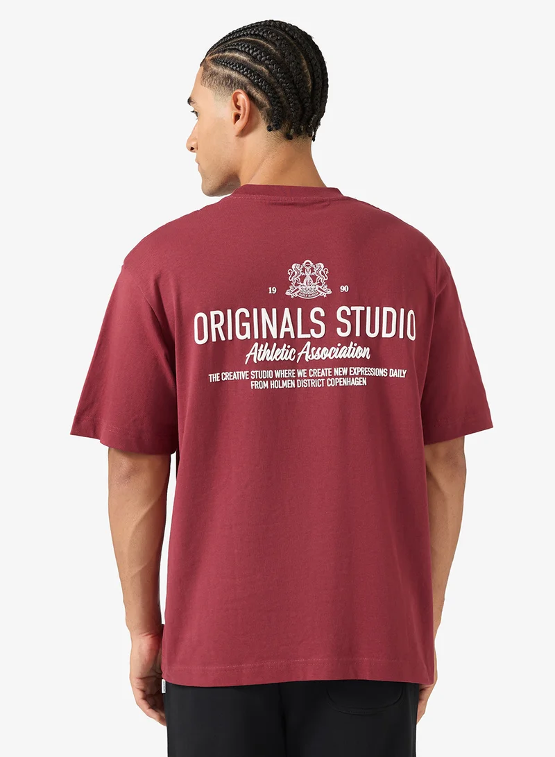 JACK & JONES Graphic Crew Neck T-Shirt