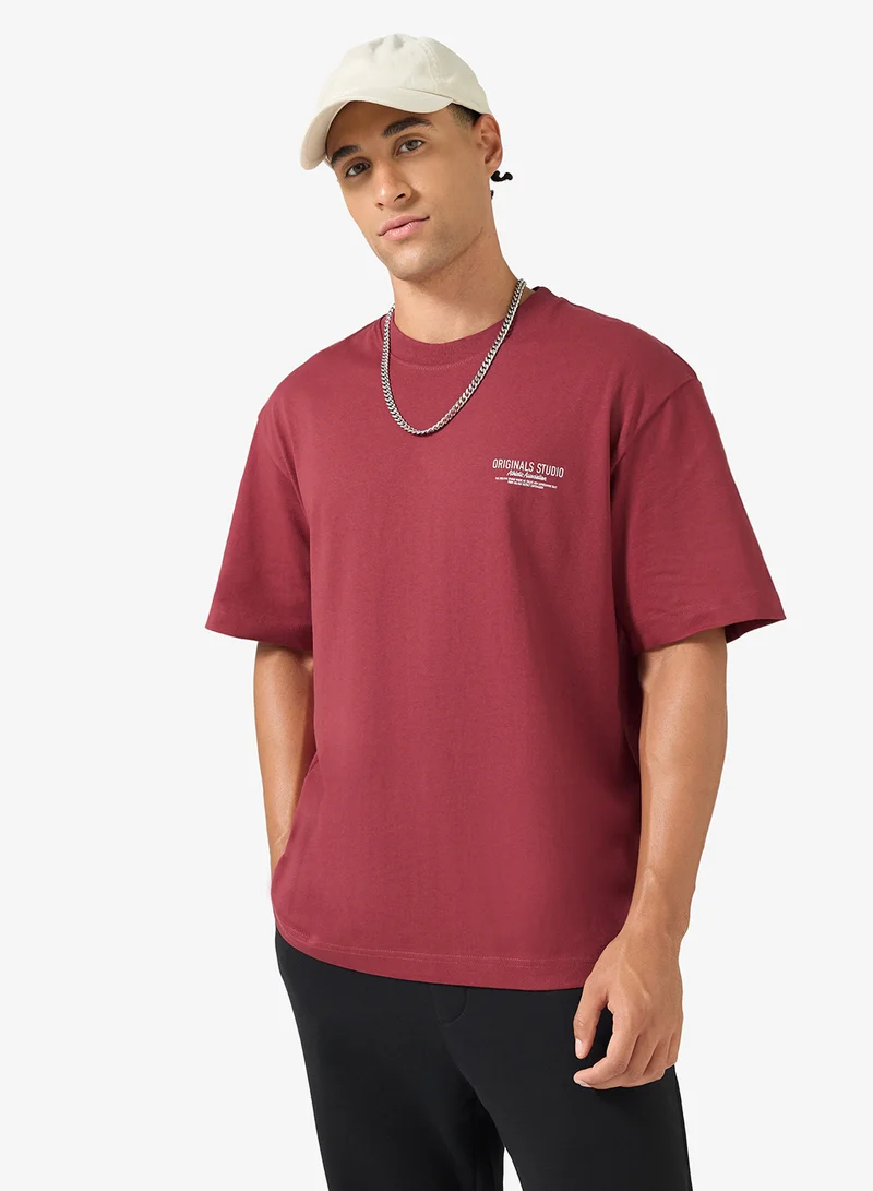 JACK & JONES Graphic Crew Neck T-Shirt