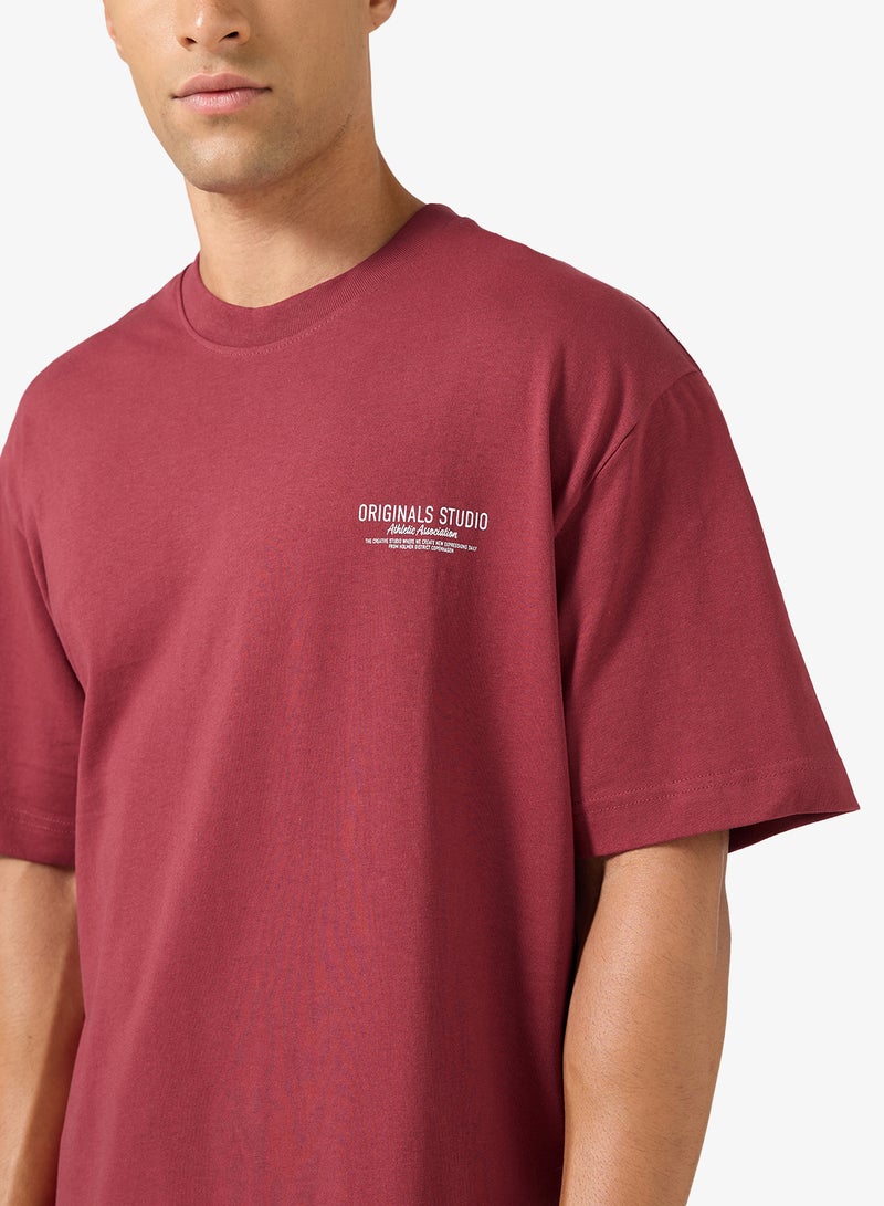 JACK & JONES Graphic Crew Neck T-Shirt - Image 3