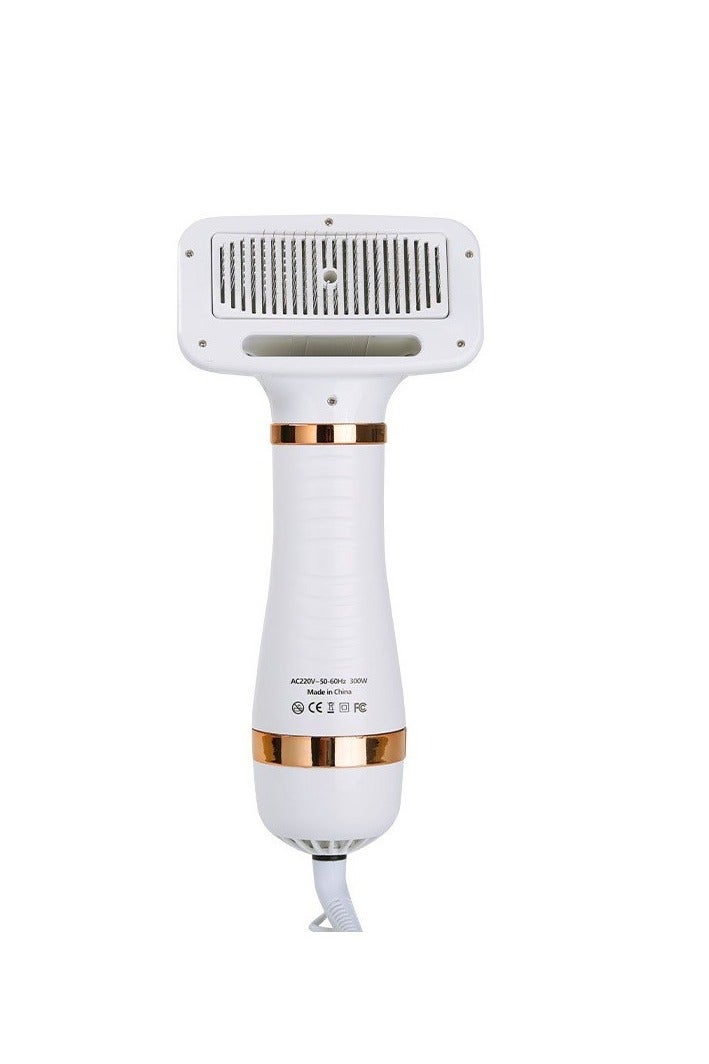 general Pet hair dryer 2-in-1 cat and dog hair dryer electric cleaning grooming pet comb hot air comb British standard - Image 3