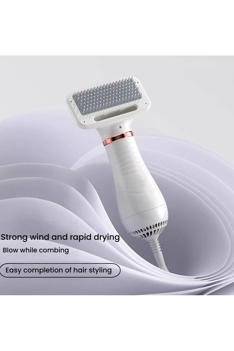 general Pet hair dryer 2-in-1 cat and dog hair dryer electric cleaning grooming pet comb hot air comb British standard - Image 1