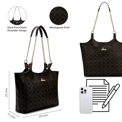 Lavie Women's Mono Madhia Tote Handbag | Ladies Purse | Gift for Women - Image 3