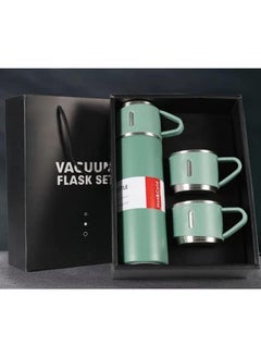 Generic Original 500ml Thermos Mug with 3 Cups, Thermal Bottle, Vacuum Insulated Tea Coffee Thermos 304 Stainless Steel Travel Mug for Hot and Cold Drinks, Perfect for Kids and Babies. Leakproof Design and Great Gift for Outdoor, Office, Home, Sports - Coffee Mug  Cappuccino Tea - Car Seat Mug - Coffee Mug - Double Wall Stainless Steel Insulated - Vacuum Insulated Stainless Steel Double Wall Thermal Cup for Tea Coffee Travel - Thermos Set with 3 Cups - Stainless Steel Vacuum Insulated Water Bottle - Insulated Flask Set with 3 Cups  - Image 3