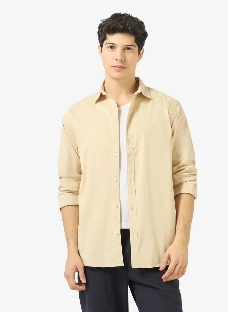 Ripples Mens Regular Collar Shirt