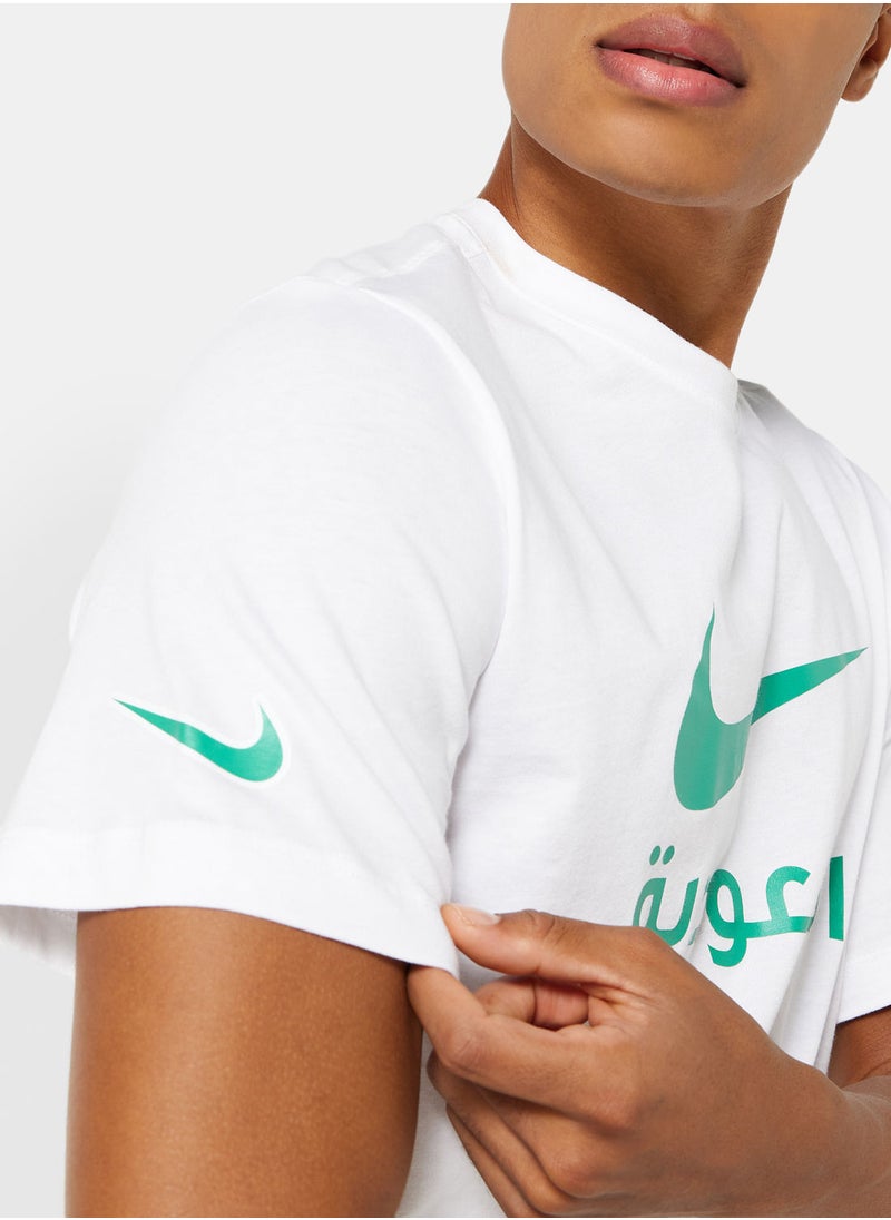 Nike - Saudi Arabia Swoosh T-Shirt (Arabic) - Image 1